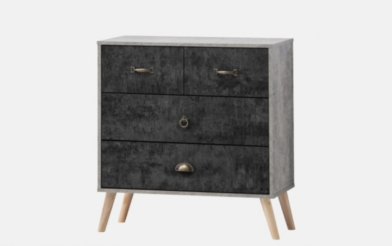Nordic 2 + 2 drawer chest 