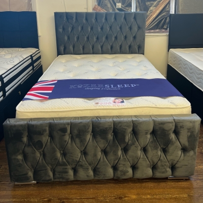 Chesterfield bed and perfect sleep mattress 