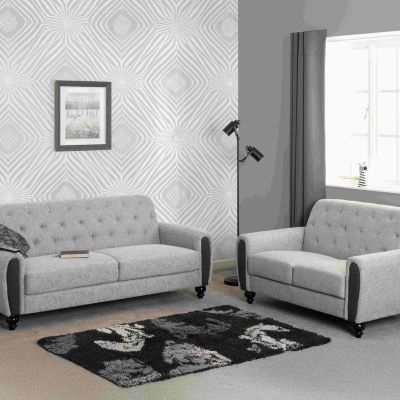 Wrexham 3+2 light grey frabirc 