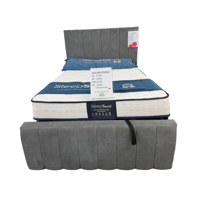 sleep soul mattress and lined ottoman bed 