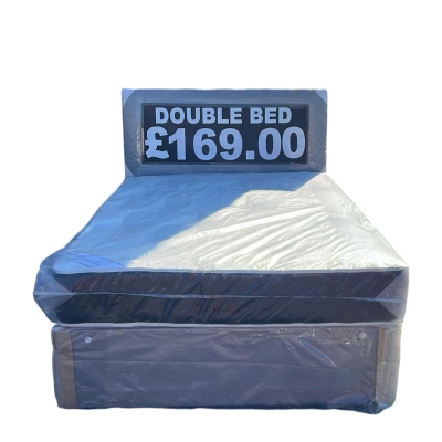 a-double mattresses and base 