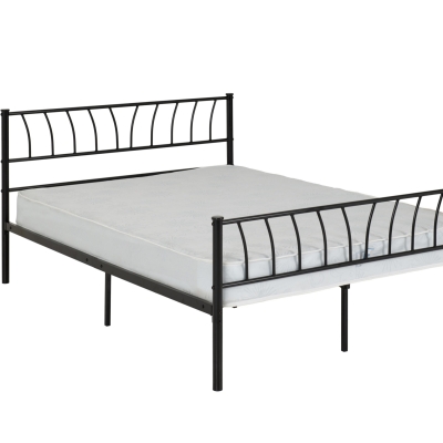 4’6 metal bed 