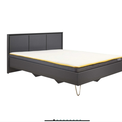 4ft 6 ARLO BED CHARCOAL