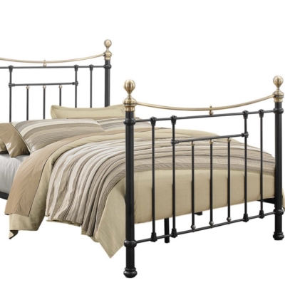 4ft 6 BRONTE BED BLACK