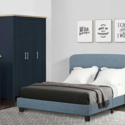 Alex blue bed 