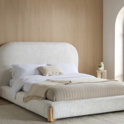 Amy fabric bed 