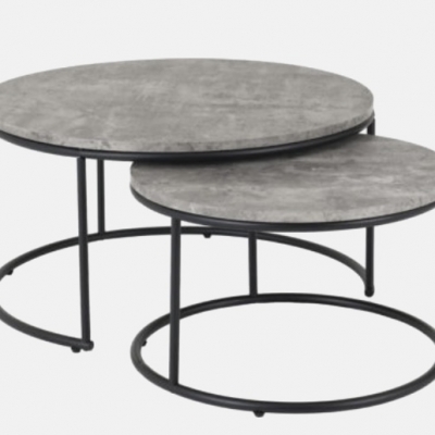 Athens round coffee table set