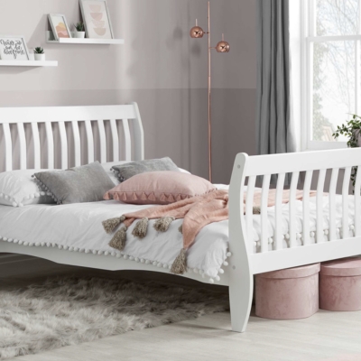 Bedford white bed 