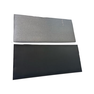 Black fabric 4’6" headboard 