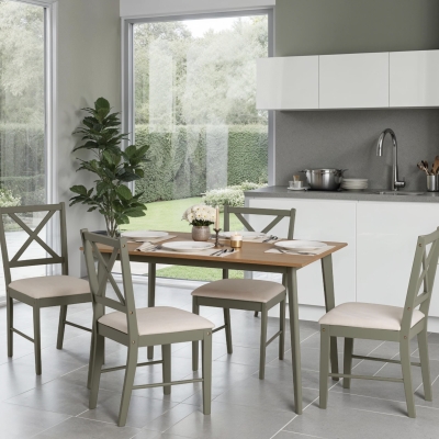 bobby dining room set green 1+ 4