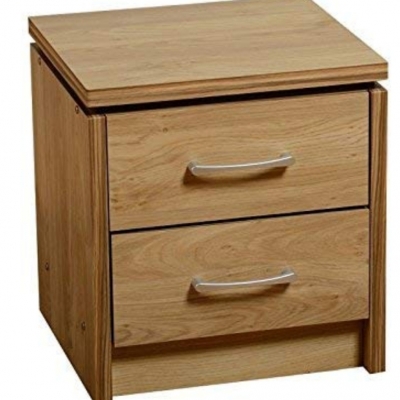 Charles 2 drawer bedside chest