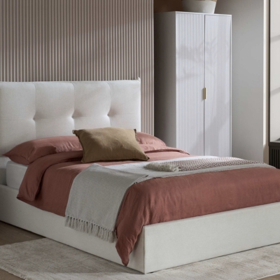 Cloud ottoman white 