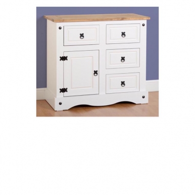 Corona 1 door 4 drawer sideboard 