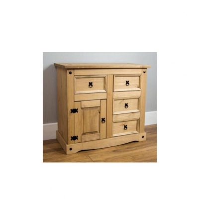 Corona 1 Door 4 Drawer Sideboard 