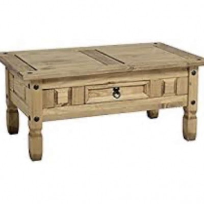 Corona 1 drawer coffee table 