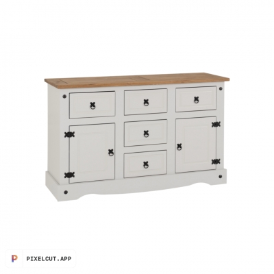 Corona 2 door 5 drawer sideboard 