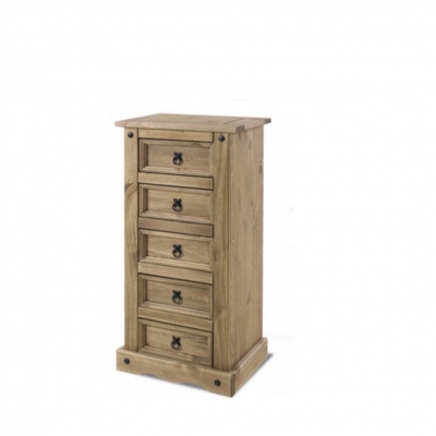 Corona 5 Drawer Narrow Chest 