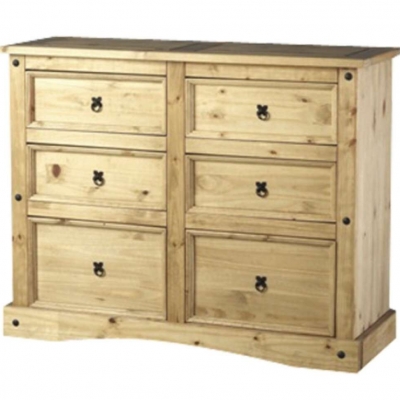 Corona 6 drawers chest