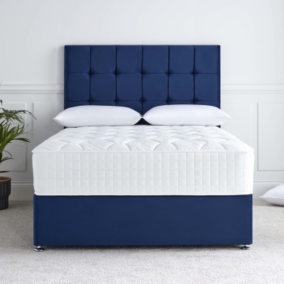 Divan base and Chesterfield Headboard 
