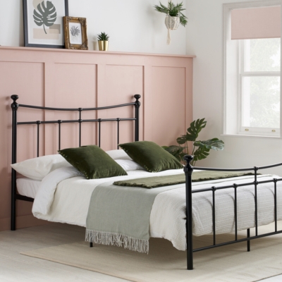 Emma metal bed black 