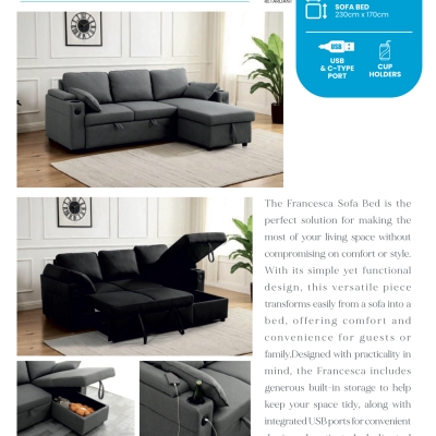 Francesa sofa bed 