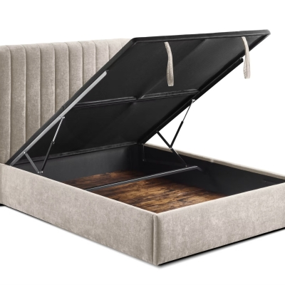 Frida ottoman bed cream 