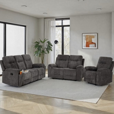 Granite 3+2+1 reclining chairs 