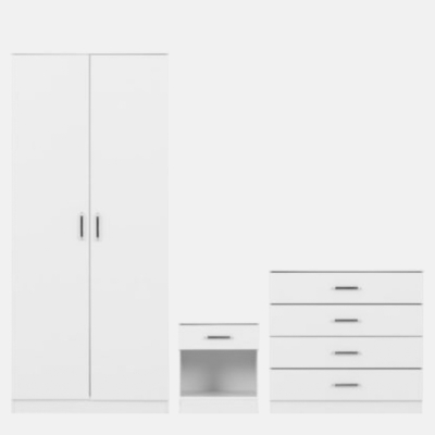 DJuke bedroom set white 