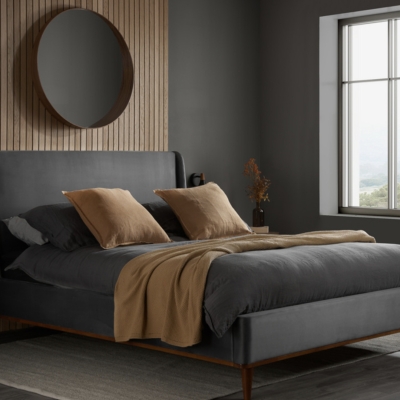 Luni bed grey 