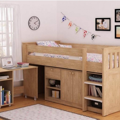 Merlin study bunk bed