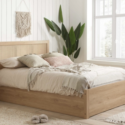 Monaco rattan ottoman bed 
