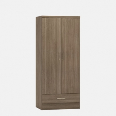 Nevada 2 door 1 drawer wardrobe 