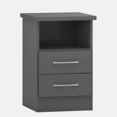 Nevada 2 drawer bedside