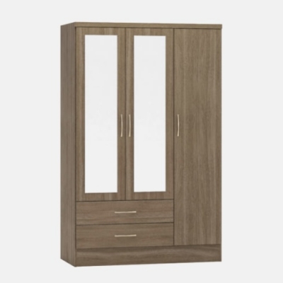 Nevada 3 door 2 drawer wardrobe 