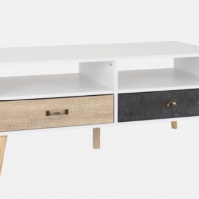 Nordic 2 drawer coffee table 