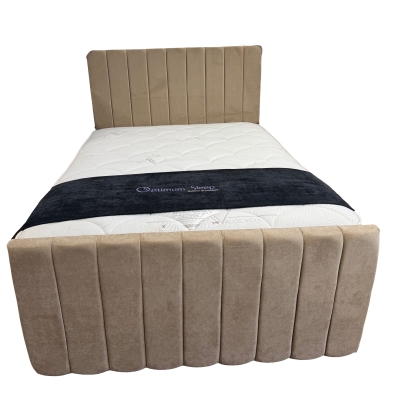 Optimum oasis mattress and lined divan 