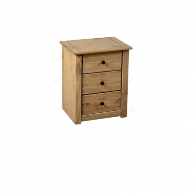 Panama 3 Drawer Bedside Chest 