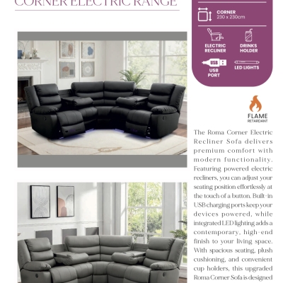 Roma corner electric 