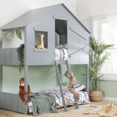 Safari bunk bed grey