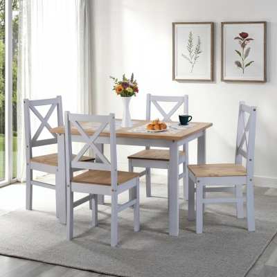 Shanon 1 + 4 Dining Set 