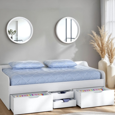 Single Danny day bed white 