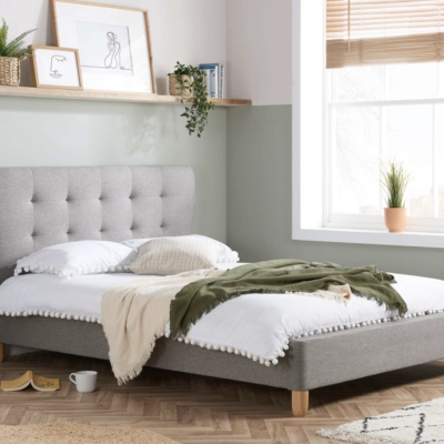 Stockwell bed grey 