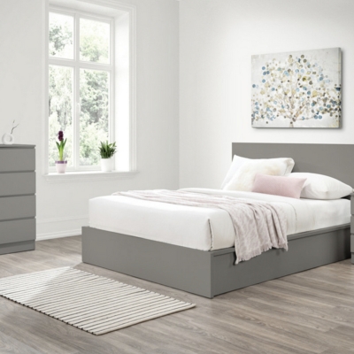 Theo ottoman bed grey