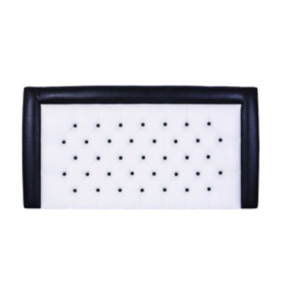 Tokyo Black and White Faux Leather Headboard 
