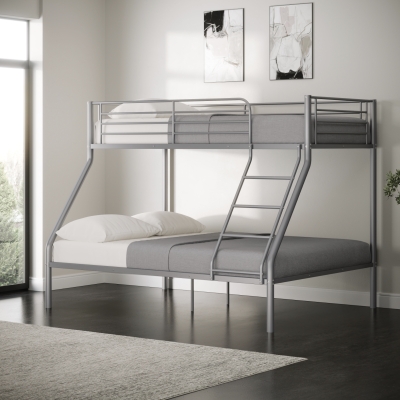 Toni triple sleeper bunk bed silver 