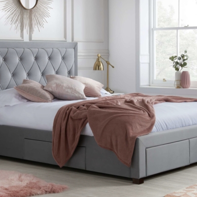 woodsoul fabric bed 